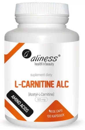 Aliness L-Carnityne ALC 500 mg vege 100 kaps.