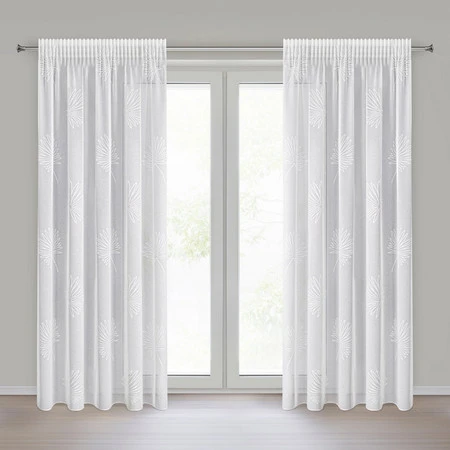 FIRANA GOTOWA JANE NA TAŚMIE 140 X 270 CM BIAŁY