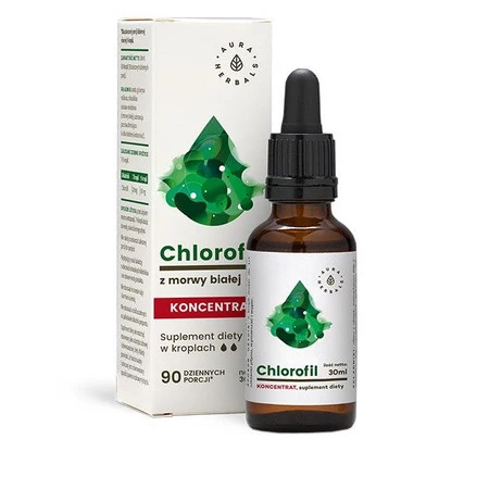 Aura herbals - Chlorofil z morwy białej - 30 ml