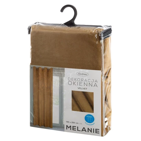ZASŁONA GOTOWA MELANIE 140 X 250 CM MIODOWY