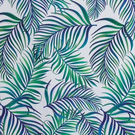 ZASŁONA GOTOWA D91 PALMS 02 140 X 250 CM BIAŁY