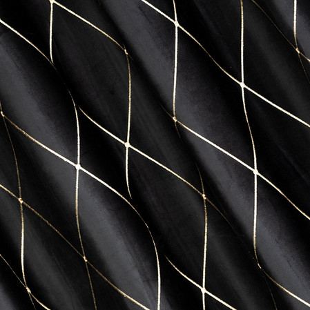 ZASŁONA DEKORACYJNA PIERRE CARDIN MARGO 140 X 250 CM CZARNY