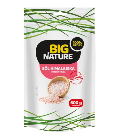 Sól himalajska różowa gruba 600g Duża Paka