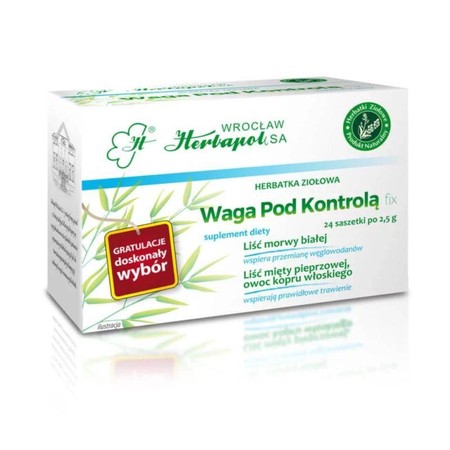 Herbapol Waga Pod Kontrolą 24 saszetki herbatka