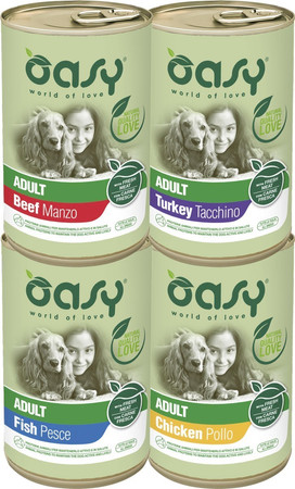 OASY Dog Lifestage Adult Pate Ryba pasztet dla psa 400g