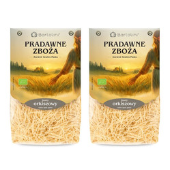 Zestaw: 2x Makaron orkiszowy nitka  BIO 250g