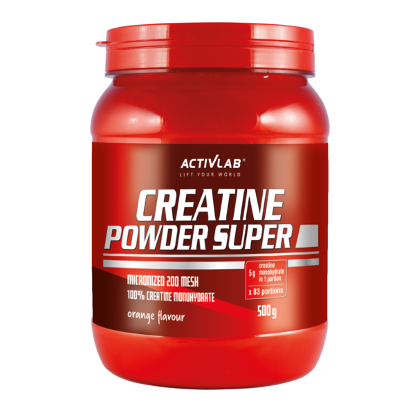 ACTIVLAB CREATINE POWDER SUPER Kreatyna 500g smak pomarańcza - Nabea.pl