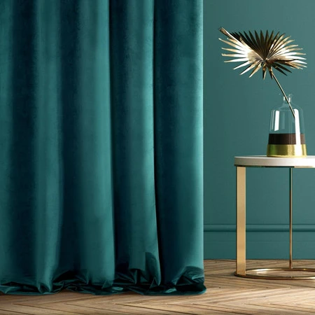 ZASŁONA GOTOWA VILLA 140 X 250 CM CIEMNOTURKUSOWY