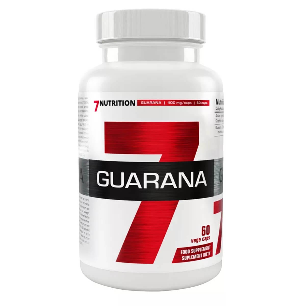 7NUTRITION GUARANA na wsparcie energii i witalności 60 kaps. - Nabea.pl