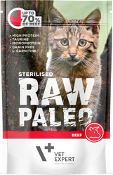 Vet Expert RAW PALEO Sterilised Wołowina dla sterylizowanych 100g