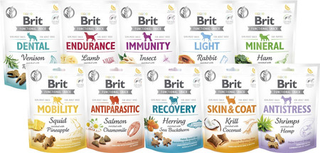 BRIT Care Dog Functional Snack DENTAL Jeleń Rozmaryn 150g