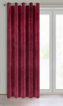 ZASŁONA GOTOWA VILLA 140 X 250 CM BORDOWY