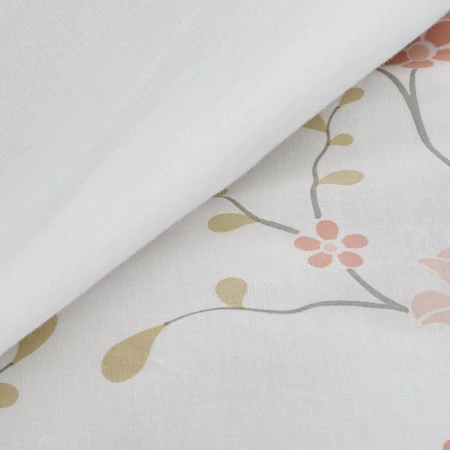 Komplet pościeli bawełnianej Sonia 37, 160 x 200 cm, Biały