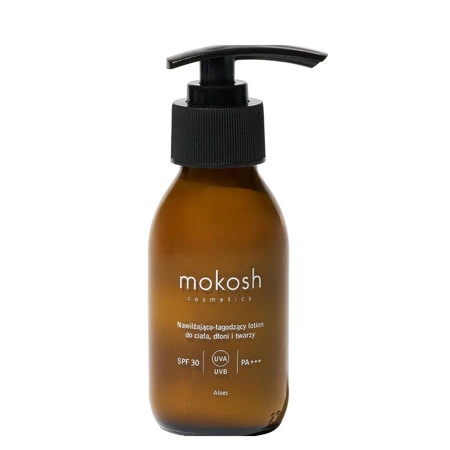 Nawilżająco-łagodzący lotion do ciała dłoni i twarzy SPF30 Aloes 90ml