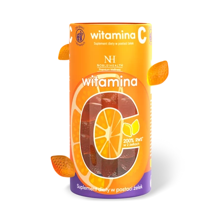 Noble Health Witamina C w żelekach 300g