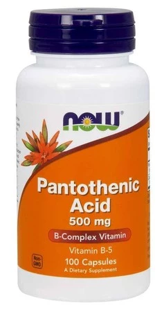 KWAS PANTOTENOWY 500 mg 100 kapsułek