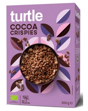 CHRUPKI RYŻOWE KAKAOWE BIO 300 g - TURTLE