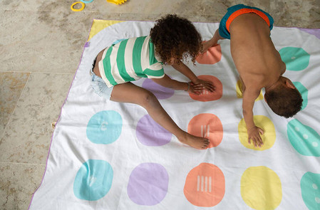 QUUT Dwustronny ręcznik plażowy PlayTowels XL (180 x 180cm) Balancing Game