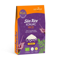 MAKARON (KONJAC) W KSZTAŁCIE RYŻU BEZGLUTENOWY BIO 270 g (200 g ) - SLIM