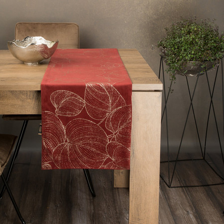 OBRUS BLINK 16 35 X 140 CM CEGLASTY