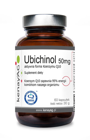 KENAY Ubichinol Koenzym Q10 50 mg na wsparcie układu sercowo-naczyniowego i metabolizmu energetycznego 60 kaps.