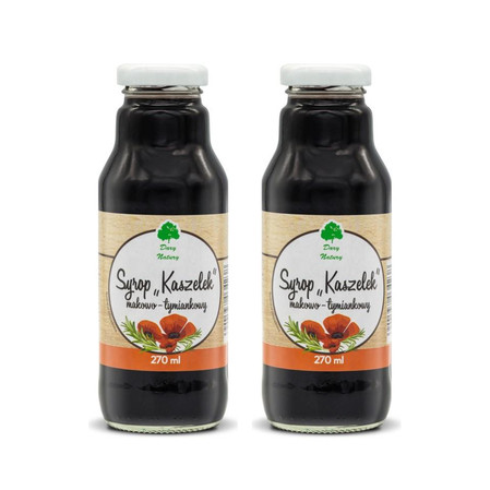 Zestaw: 2x Dary Natury Syrop Kaszelek 270 ml