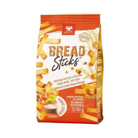 Przekąska z pieczywa o smaku łososiowo-serowym 60 g