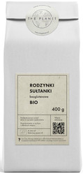 RODZYNKI SUŁTANKI BEZGLUTENOWE BIO 400 g - THE PLANET