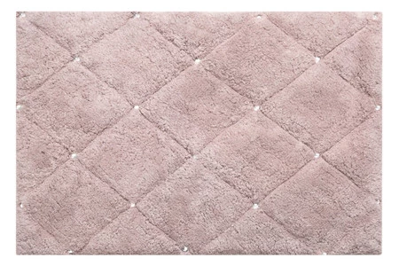 DYWANIK ŁAZIENKOWY CHIC (2) 60 X 90 CM CIEMNORÓŻOWY