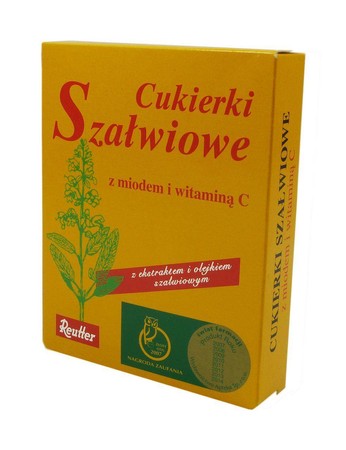 Reutter − Cukierki szałwiowe z miodem i wit. C − 50 g