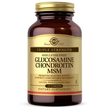 Solgar Glukozamina, Chondroityna i MSM 60 tabl.