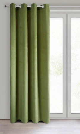 ZASŁONA GOTOWA PIERRE 140 X 250 CM CIEMNOOLIWKOWY