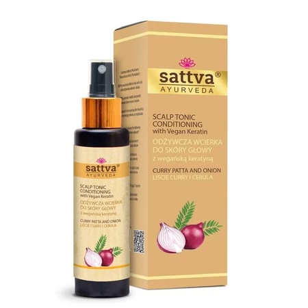 Sattva - Wcierka do włosów Curry Patta&Onion 100ml