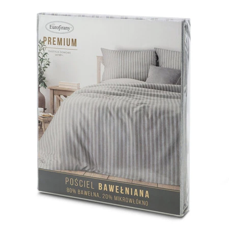 Komplet pościeli Etno 01, 220 x 200 cm, Stalowy