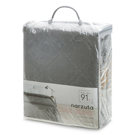NARZUTA D91 LUIZ 220 X 240 CM STALOWY