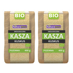 Zestaw: 2x KASZA KUSKUS BIO 400 g - NATURAVENA