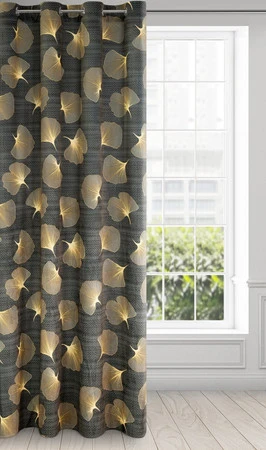 ZASŁONA GOTOWA D91 OFELIA 140 X 250 CM GRAFITOWY