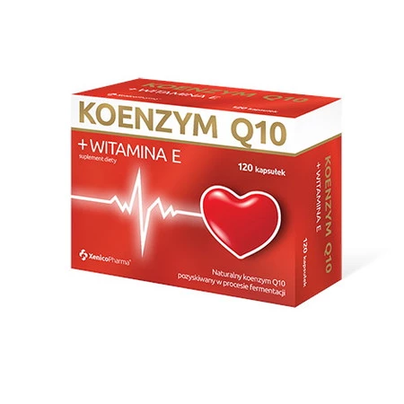 Xenicopharma Koenzym Q10 + Witamina E  - 120 kaps.