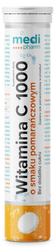 medi pharm Witamina C 1000mg 20 tabl. smak pomarańcza