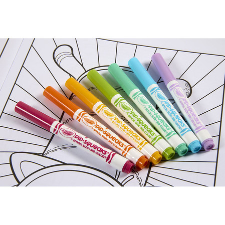 Crayola Kolorowanka dla dzieci z łamigłówkami i flamastrami Koci Domek Gabi 3+