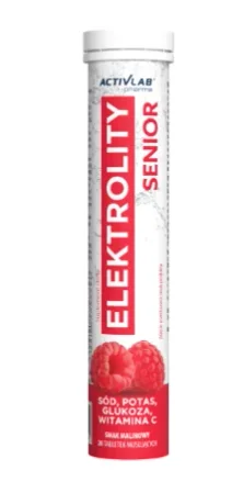 ActivLab Elektrolity Senior 20 tabl. smak malina