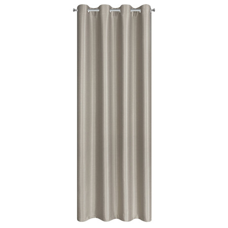 ZASŁONA GOTOWA SELINA 140 X 250 CM CIEMNOBEŻOWY