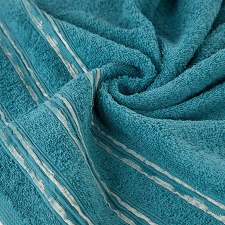 RĘCZNIK JONAS (10) 50 X 90 CM TURKUSOWY