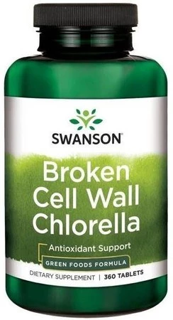 Swanson Chlorella 500 Mg 360 T Oczyszczanie