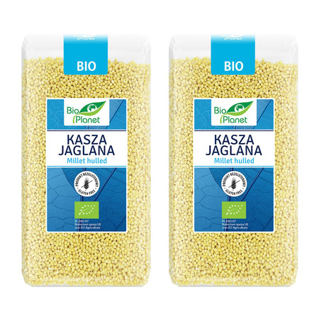 Zestaw 2x Bio Planet − Kasza jaglana bezgl. − 500 g