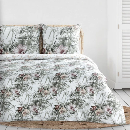 Komplet pościeli satynowej Nika 53, 160 x 200 cm, Biały