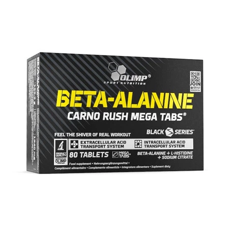 Olimp Beta Alanine 800 mg Carno Rush aminokwasy 80 tabl.