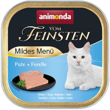 ANIMONDA Vom Feinsten Cat Menue Indyk Pstrąg 100g
