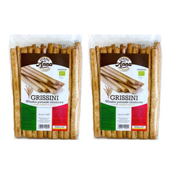 Zestaw: 2x Grissini z mąki półpełnoziarnistej BIO 120 g
