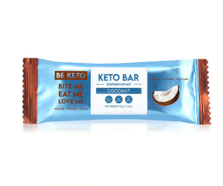 BeKeto Keto Baton – Kokos w Czekoladzie 40g